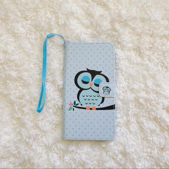 iPhone 7 plus iphone 8 plus wallet case | owl case - Picture 1 of 3